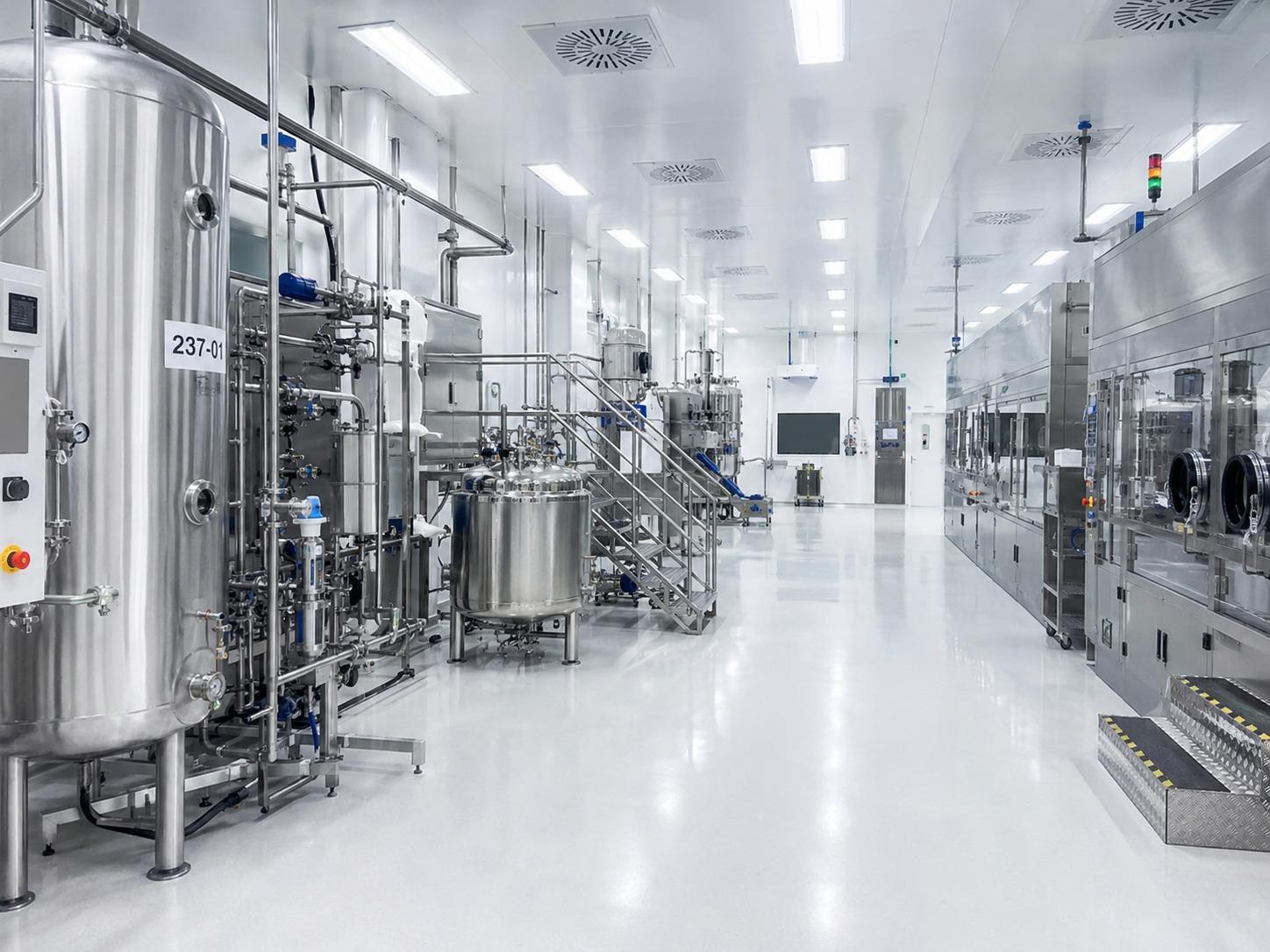 GMP production hall at the Chongqing site